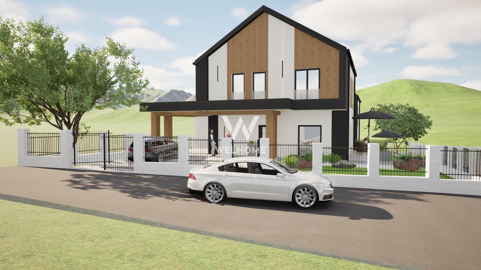 Casă single modernă, eficientă energetic și curte generoasă - Poză 9