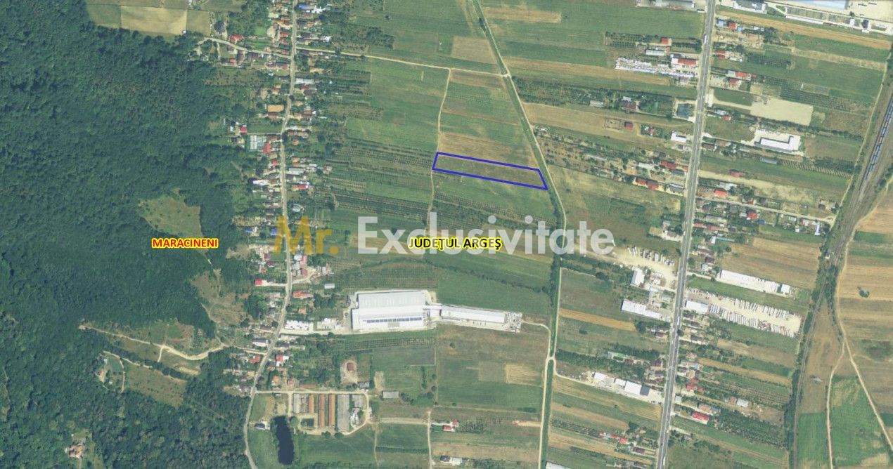 Teren intravilan 7.545 mp în ideal rezidențial sau hale - Poză 4