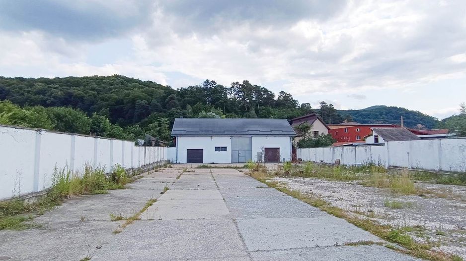 Proprietate cu 2 hale si casa la inchiriat,teren 1350mp - Poză 1