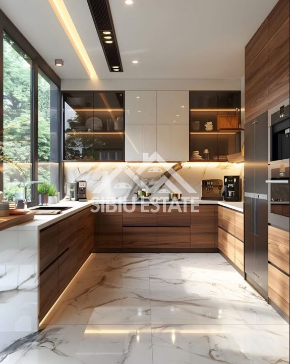 Casa 4 camere, 2 bai, curte si terasa Sibiu Calea Cisnadiei - Poză 8