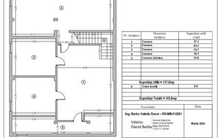 Casa S+P (320mp), Snagov (Tancabesti), Constructie 2024 - Poză 23