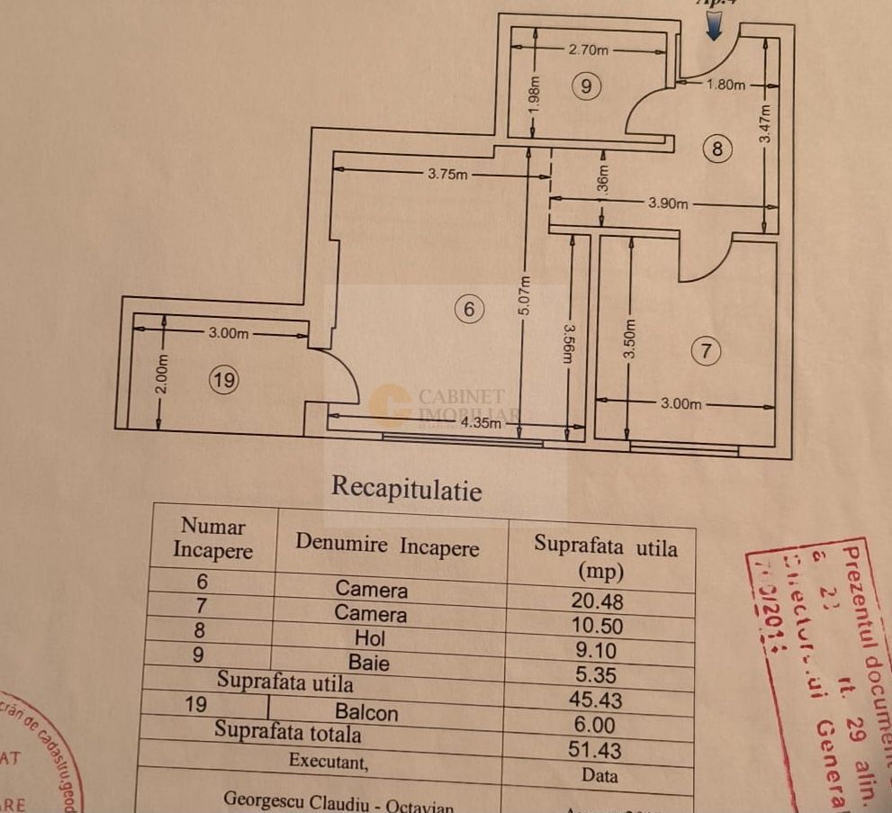 2 camere | Decomandat | Gorjului | Bloc 2018 | etaj 1/4 - Poză 7