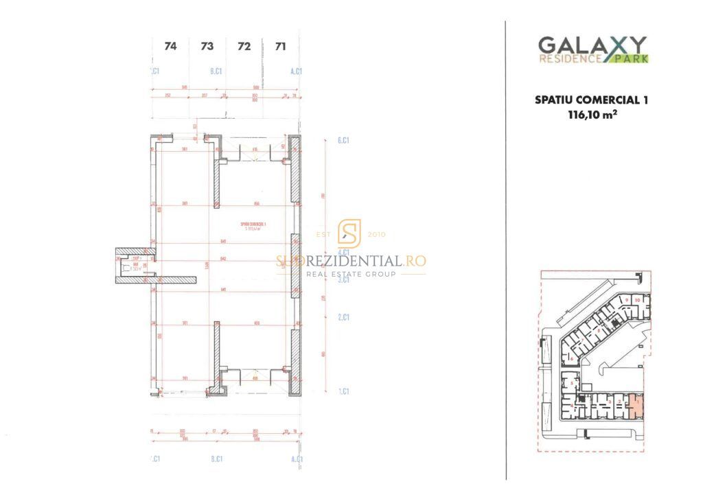 Spatiu comercial nou de inchiriat, vad comercial, Bd. Metalurgiei,Lidl - Poză 6