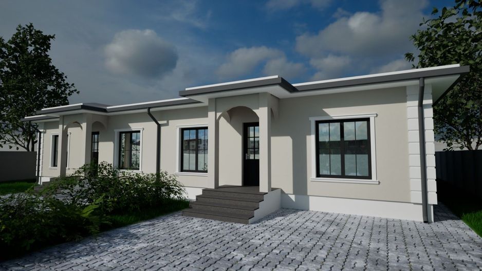 1\2 Duplex Parter Sacalaz 4 Camere,2 Bai - Poză 2