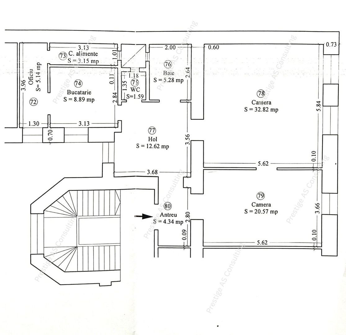 Apartament istoric 2 Camere - ULTRACENTRAL - Timisoara - Schiță 7