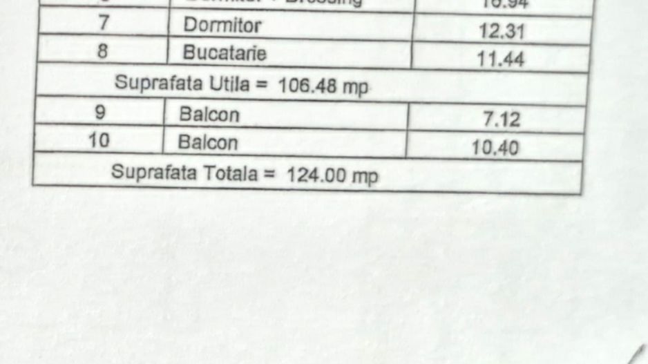3 camere metrou, Upground, 106 mp utili , 124 mp cu 2 balcoan - Poză 11