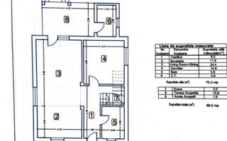 CASA TIPLA, Racordata la toate Utilitățile ! Domnești ! - Schiță 24