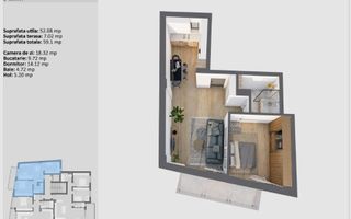 IMOBIL PREMIUM - Apartamente 2  camere , imobil nou , Centru - Poză 2