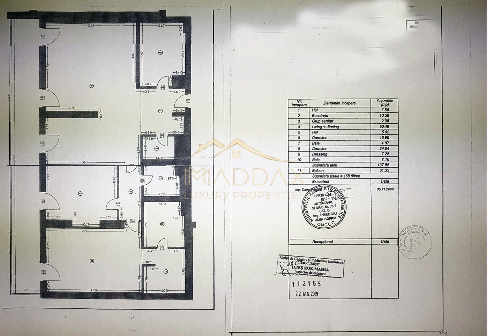 Apartament LUX**3 camere**168 mp**2 locuri parcare// Ambasada USA - Poză 19