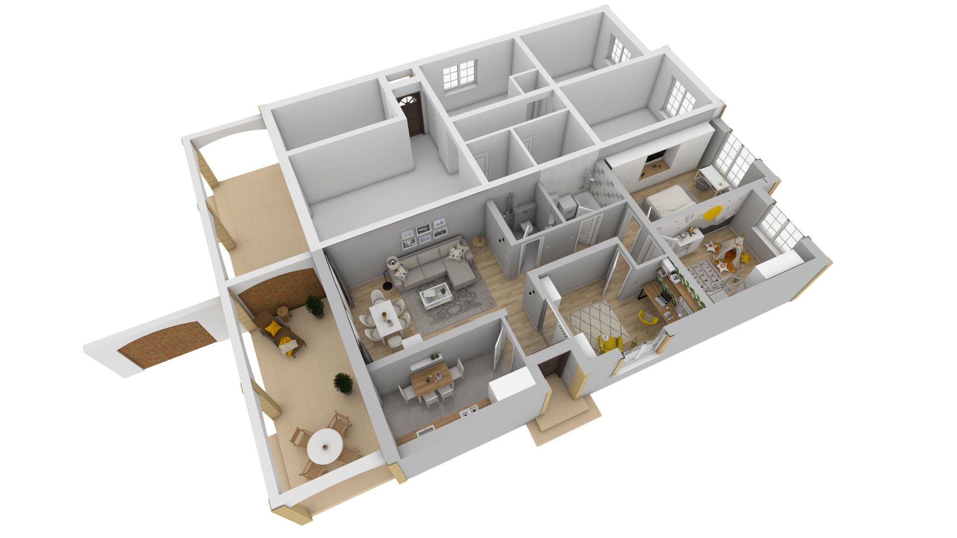 1/2 Duplex cu 4 camere și 2 băi în Moșnița Nouă - Poză 10