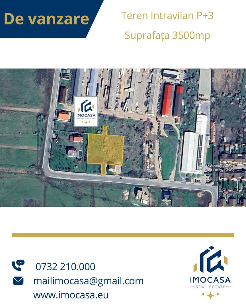 Oportunitate Teren intravilan P+4 de vânzare 3500 mp, utilități Arad - Poză 1