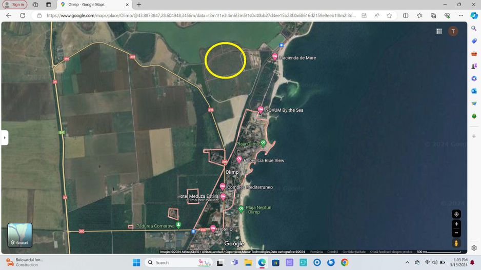 OPORTUNITATE TEREN 15HA LANGA POPASUL PESCARILOR OLIMP - Poză 3