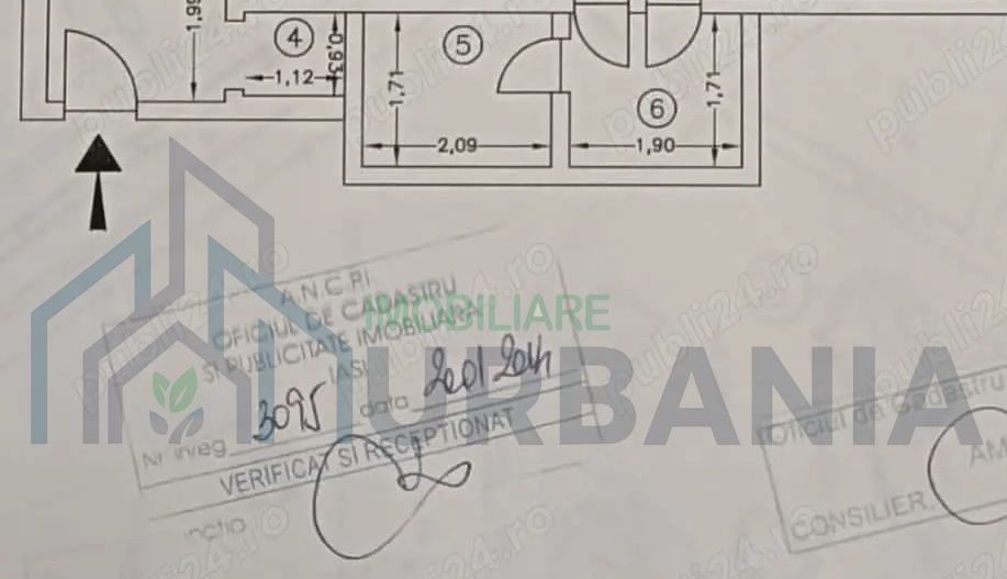 # vând apartament 2 cam SD circular et1 10 bloc fără risc seismic!! - Poză 2