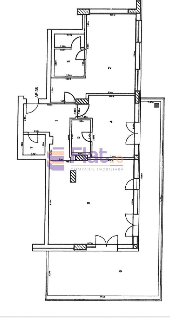 Comision 0 Penthouse 3 Camere 104 mp.  Terasa 43 mp. Tractorul - Poză 2