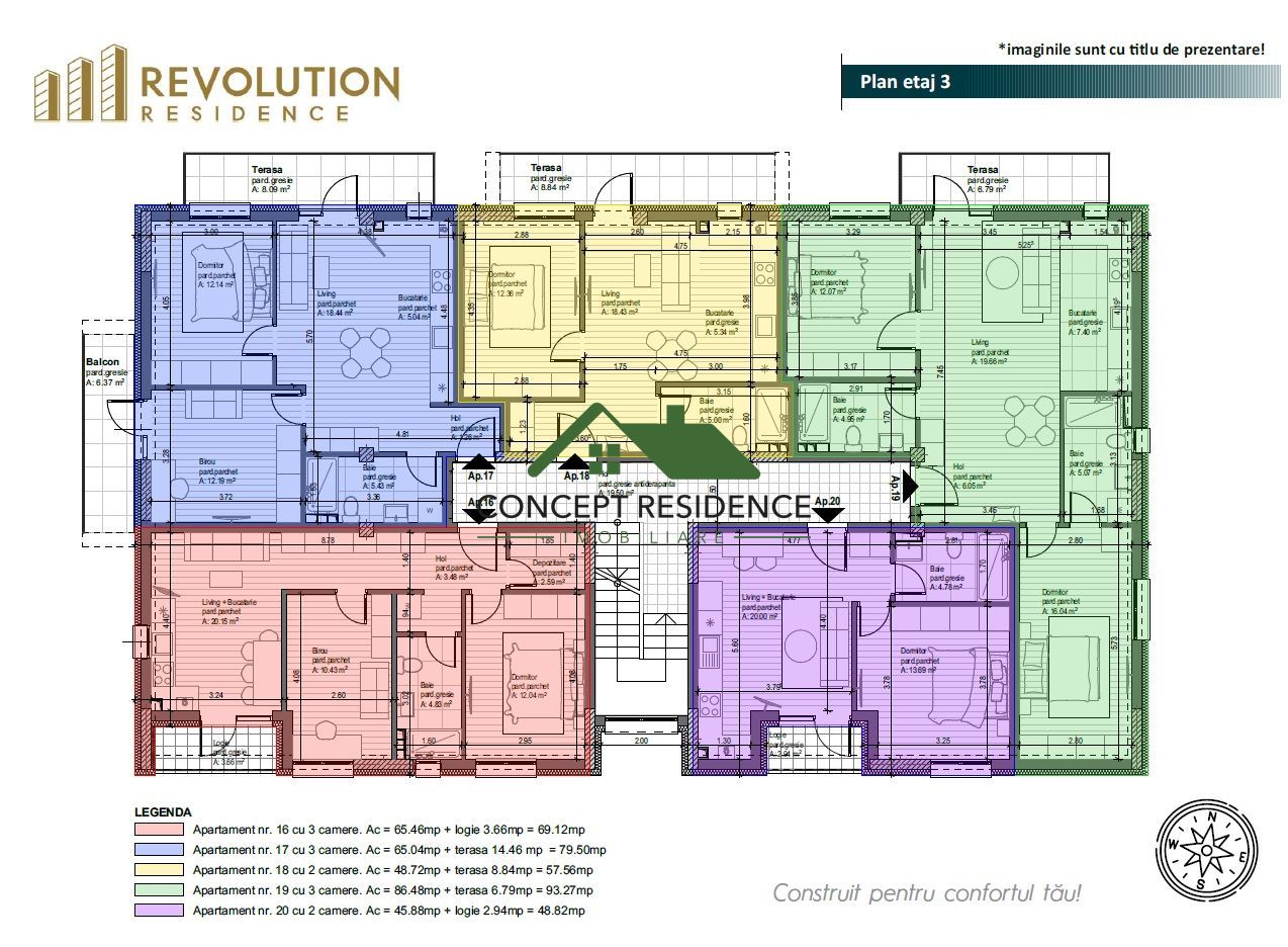 Studio / Birou | Revolution Hills – Str. Oltului | Comision 0% - Poză 11
