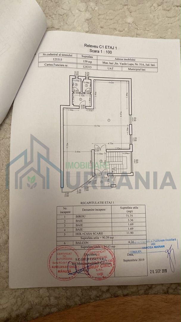 Închiriere clădire 268 mp, 3 niveluri, cartierul Tătărași, Iași - Poză 8