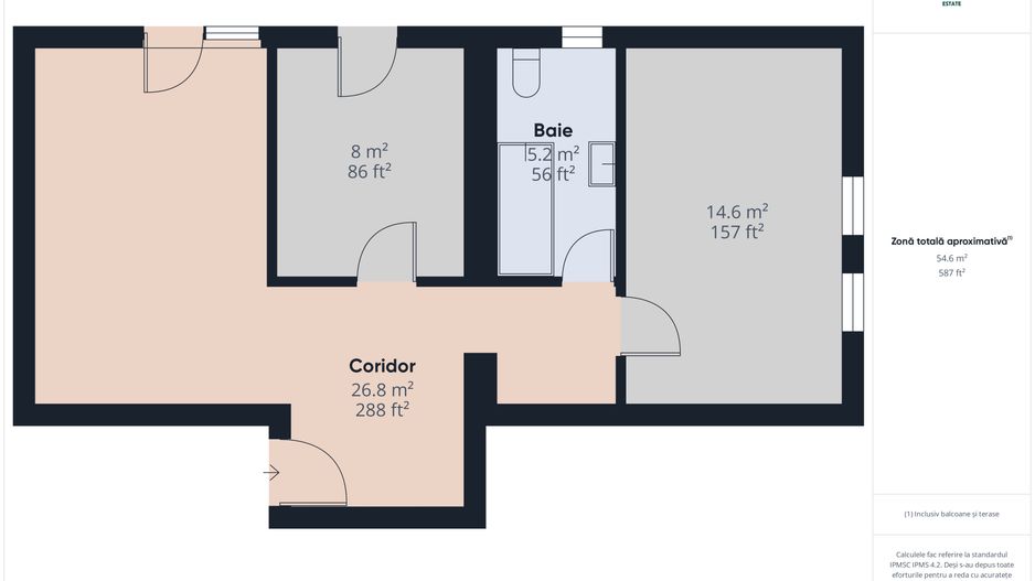 Apartament nou cu 2 camere et. 3 și loc de parcare - Giroc - Timișoara - Poză 23
