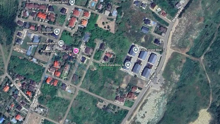 Teren 600mp Bucium-Visan 17m deschidere 100E mp - Poză 1