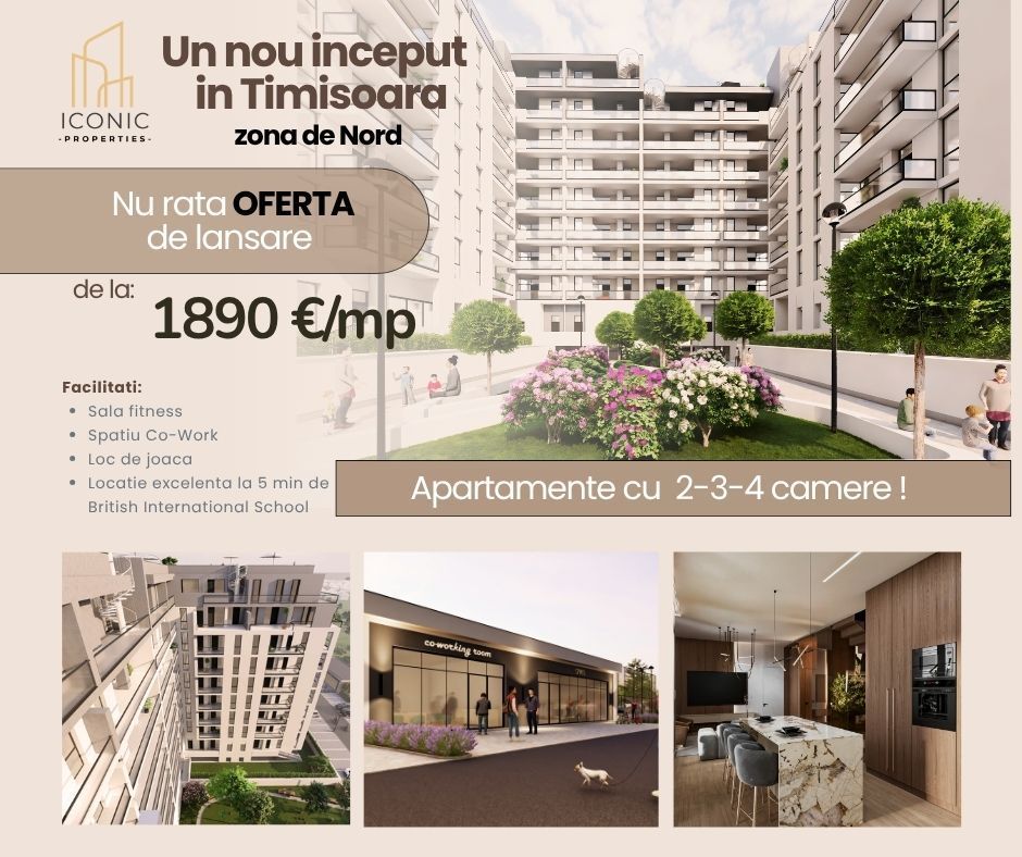 Investeste inteligent - 2 cam, design modern, zona de nord, Timisoara - Poză 9