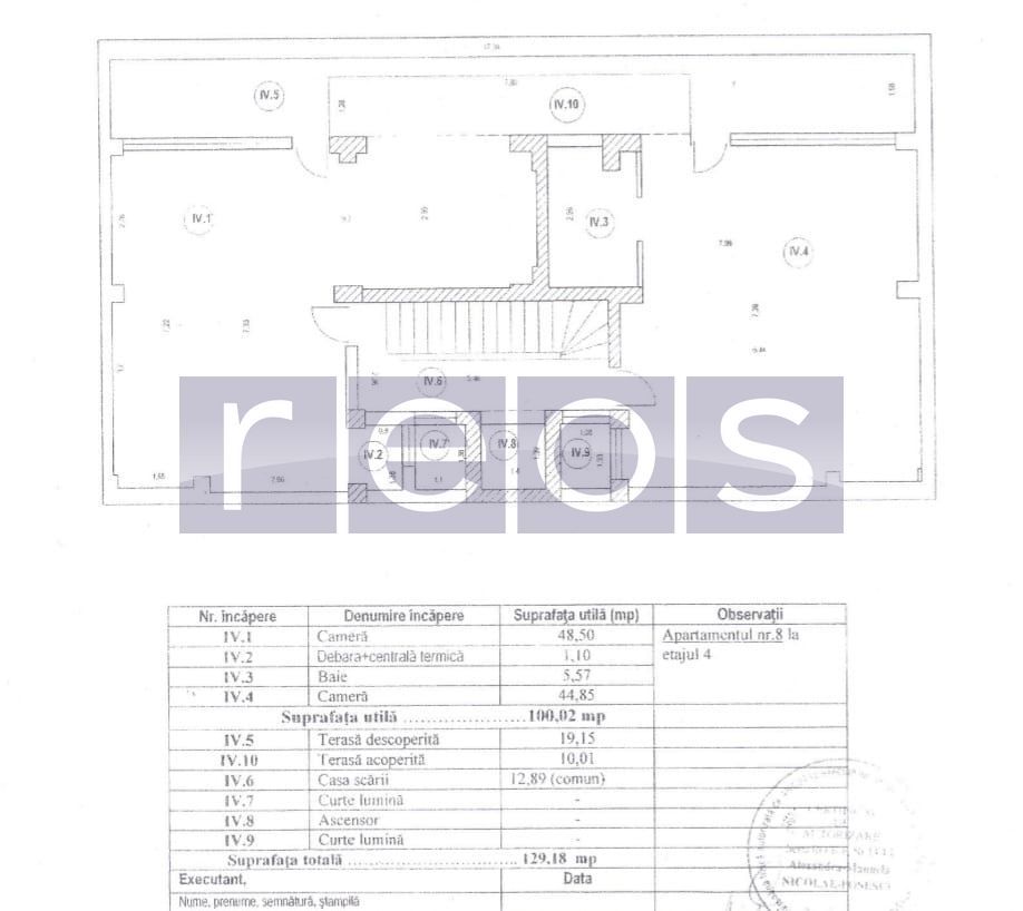 INCHIRIERE   APARTAMENT  4 CAMERE   DOROBANTI  130MP - Poză 23