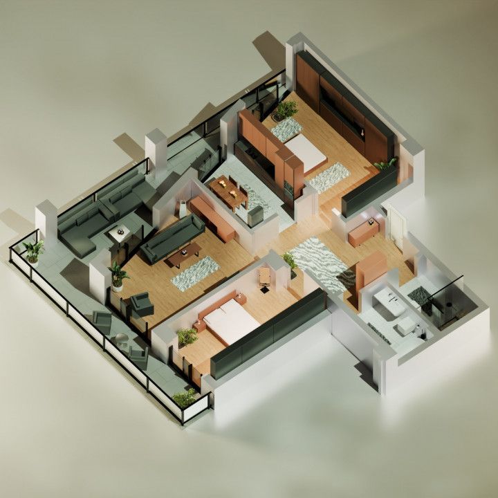 Tomis Nord - Vanzare apartament decomandat cu 3 camere, bloc nou. - Poză 2