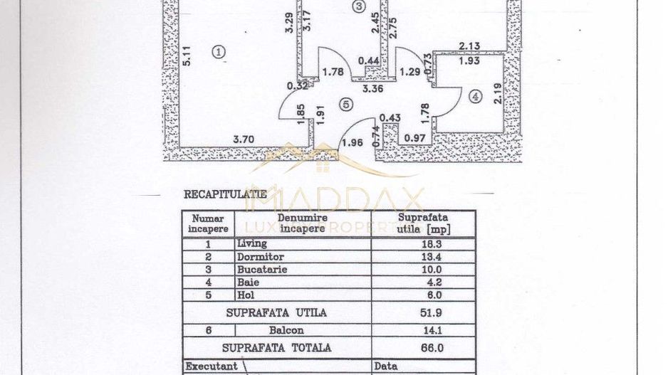 Apartament 2 camere de vanzare II Loc de parcare II Pipera - Schiță 18