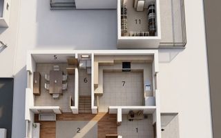 Casa si spatiu comercial in Radauti, teren 822 mp - Poză 8