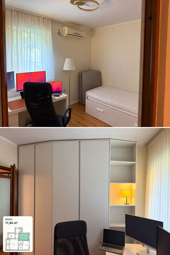 Vanzare Apartament 3 camere, 61 mp, renovat și mobilat partial - Drumul Taberei - Poză 3