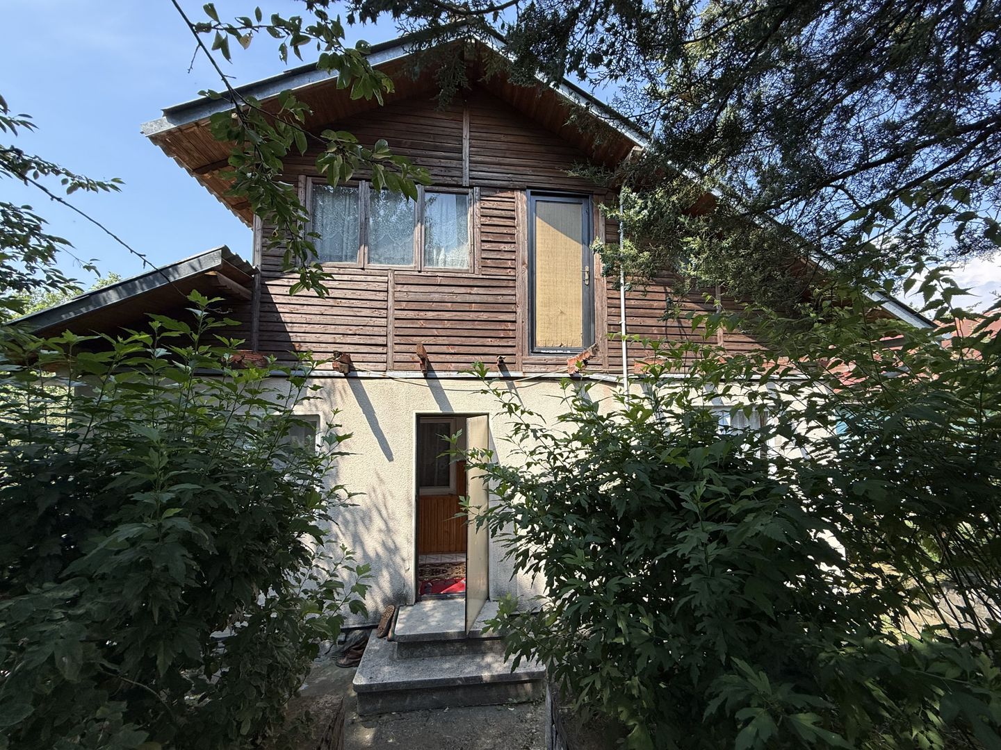 Casă parter+mansarda 80 mp+ teren intravilan 476 mp Sotrile Prahova ! - Poză 2