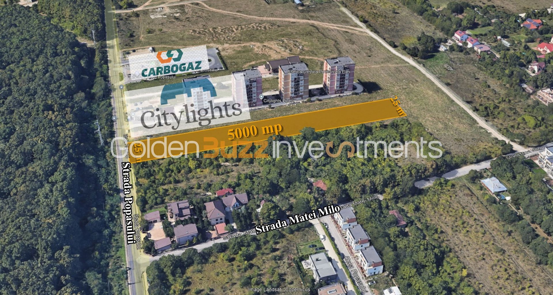 Teren 5.000 mp – Str. Popasului | Oportunitate dezvoltare sau asociere - Poză 1
