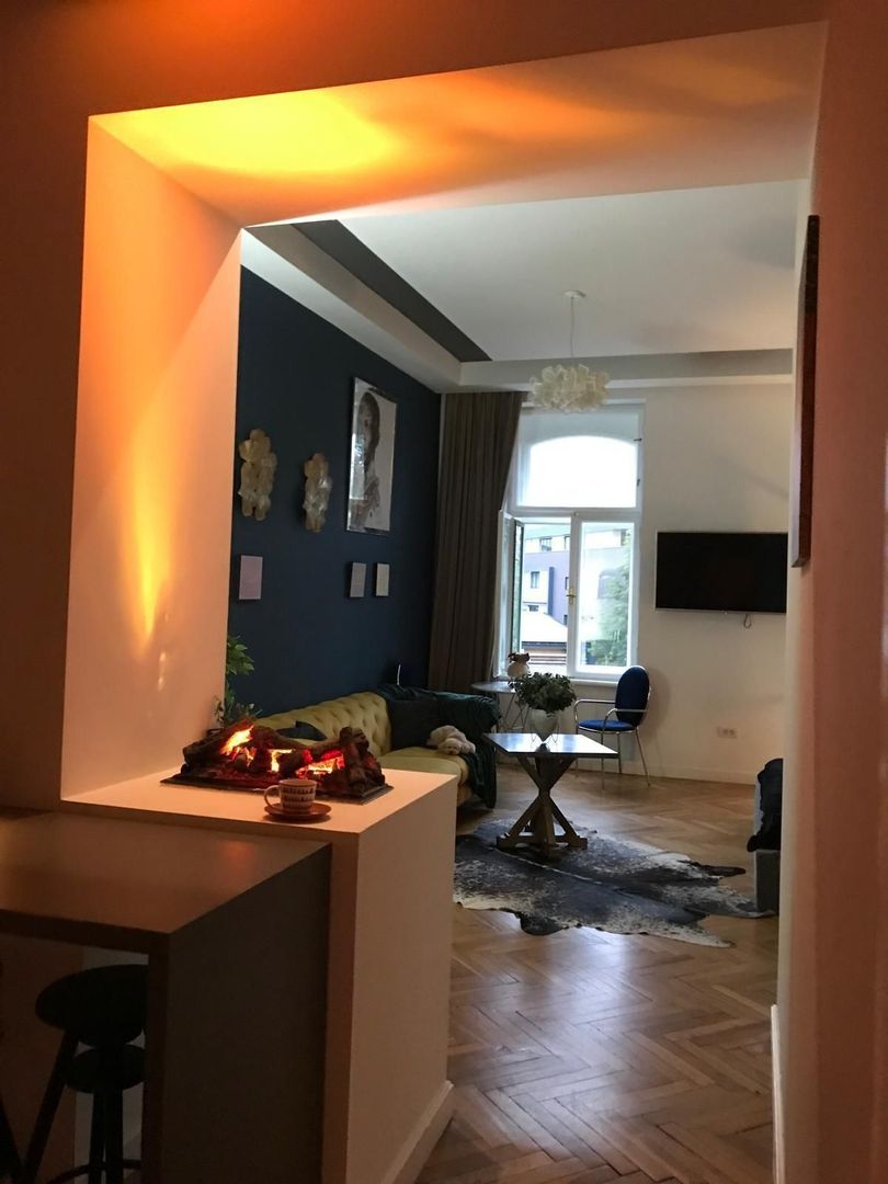 2 Camere Stilate | Medicina | Vedere Parc & Șemineu Decorativ - Poză 5