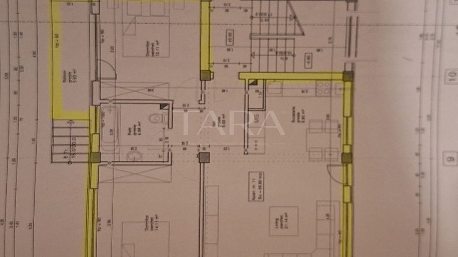 Apartament 3 camere, 67 mp, grădină privată 77 mp, parcare inclusă. - Poză 7