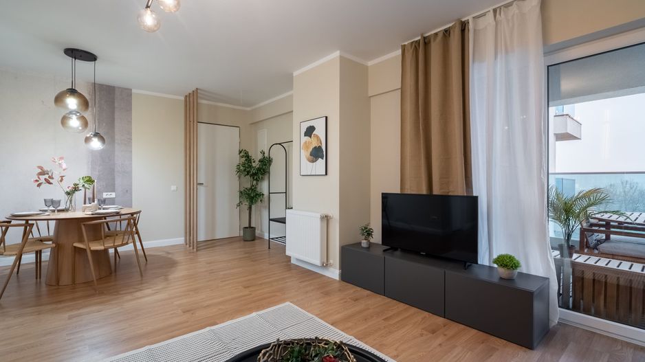 COMISION 0%-Verdi Apt 3 cam superb, vedere lac, mobilat-utilat, parcare garaj - Poză 5