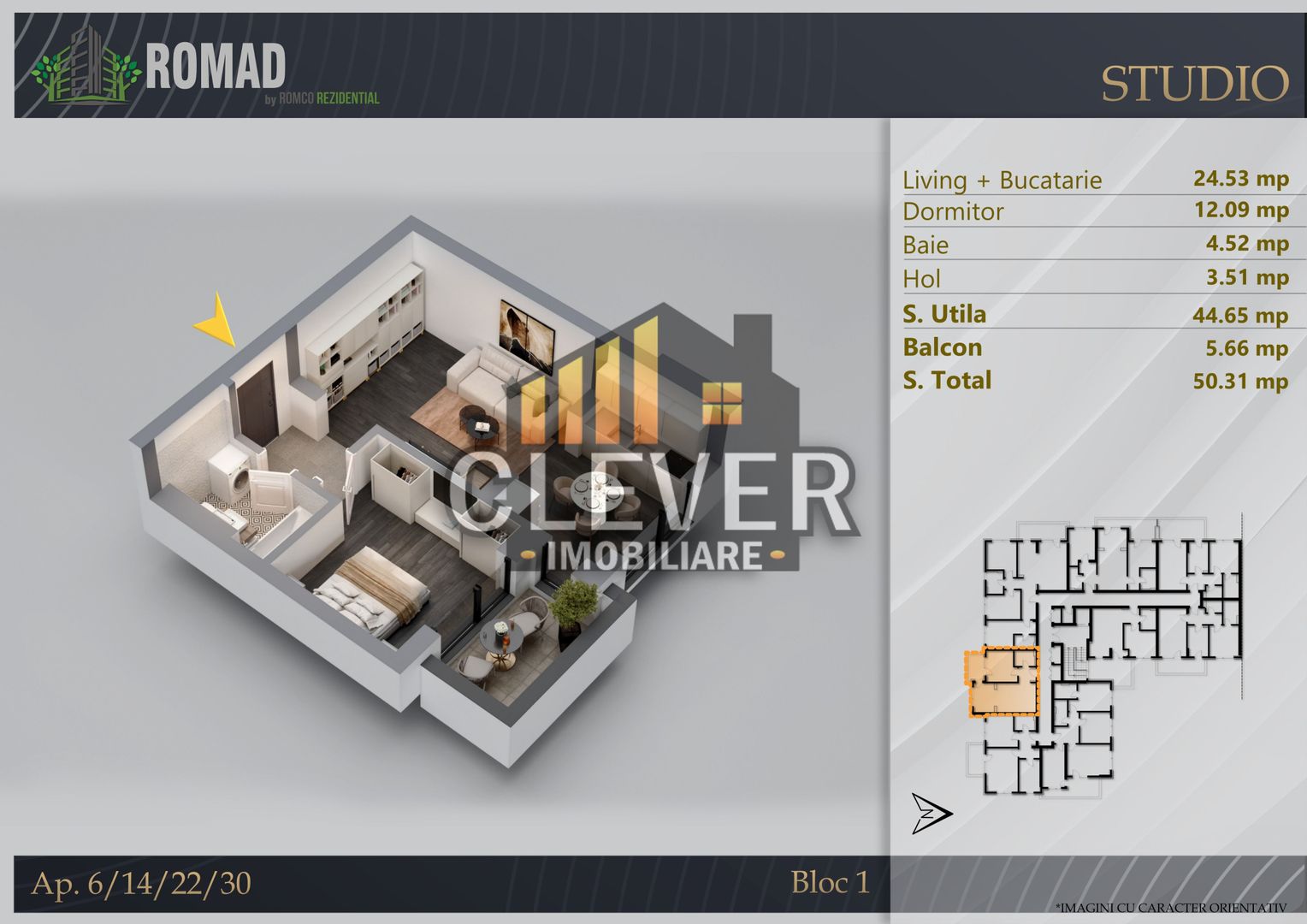 2 camere | Romad by Romco | Panouri Fotovoltaice | Comision 0% metrou Teclu - Poză 2