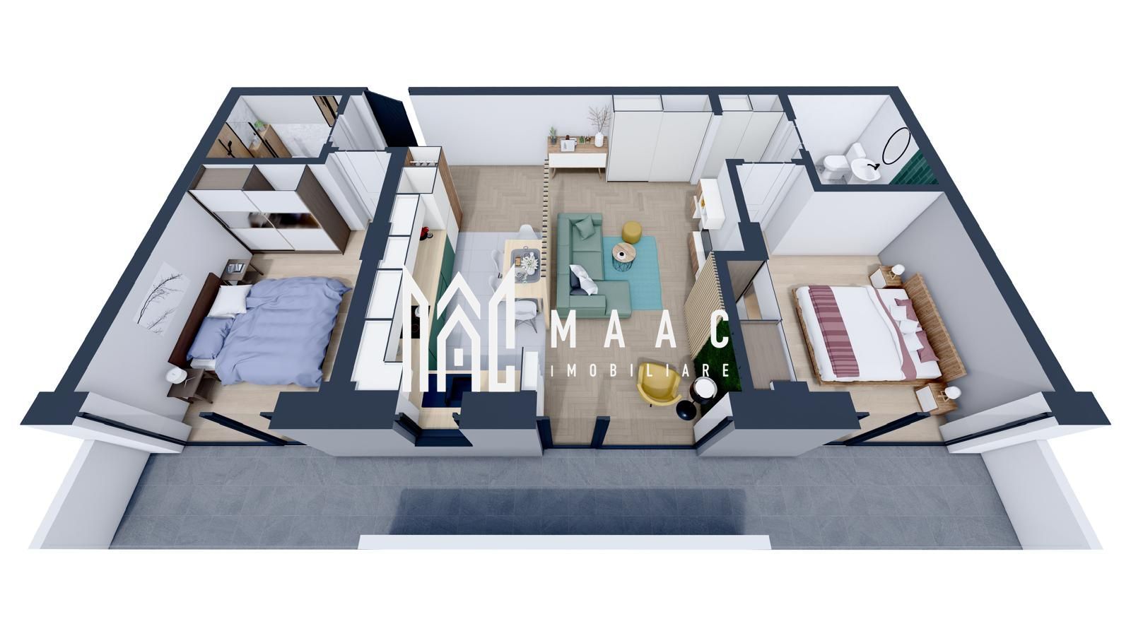 Apartament rezidențial I 3 camere I Parcare I Selgros - Poză 2