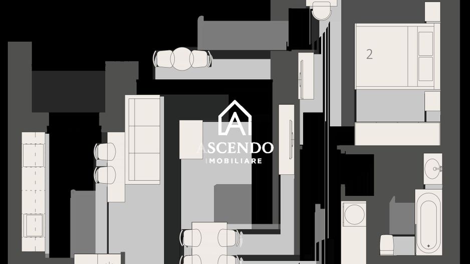 AFI Home North - Apartament 2 camere, cu balcon, etaj 4, pet friendly - Poză 9