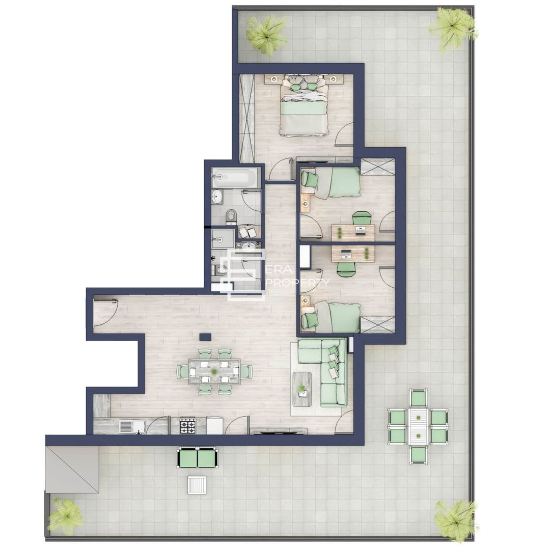 Penthouse 4 camere cu terasă panoramică – Sibiu, zona Turnișor - Schiță 8