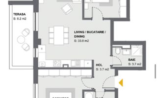 -Apartament-3 camere -2 bai- - Poză 16