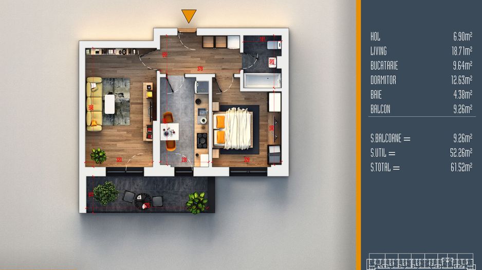 Apartament 2 camere decomandat Theodor Pallady,Metrou Nicolae Teclu - Poză 7