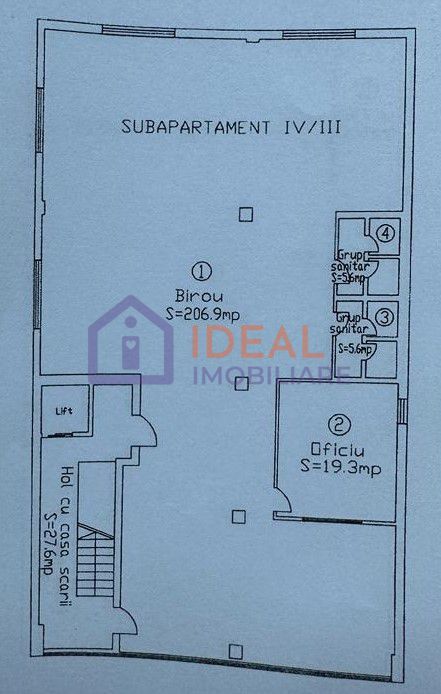 Spatiu Comercial de inchiriat, 238 mp utli, zona Calea Dumbravii - Schiță 9
