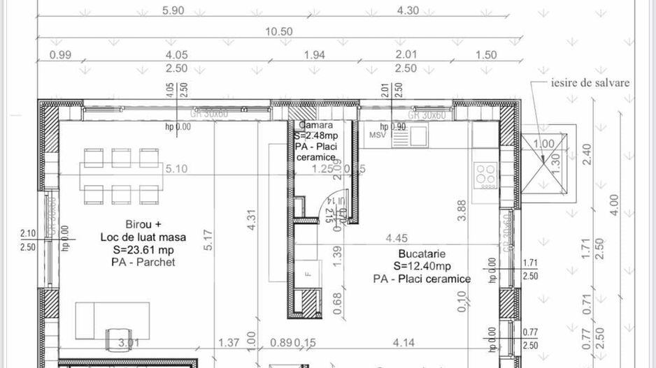 Vânzare, apartament, 4 camere, Iancu Nicolae - Schiță 20