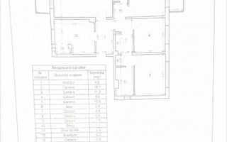 Apartament 4 camere, etaj intermediar, Rahova, Comision 0% - Schiță 12