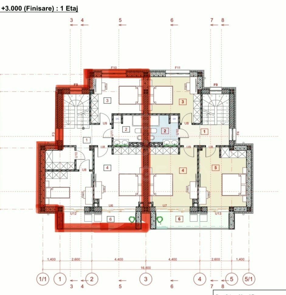 Vânzare, duplex, 3 camere, Ciocana - Schiță 7