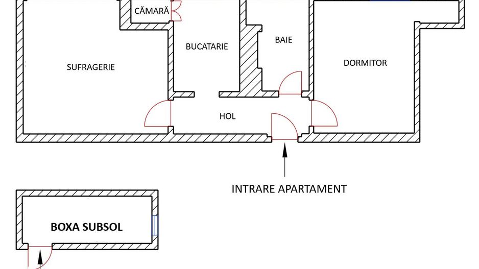 Apartament Renovat 2 Camere + Boxă 7 MP  Vedere Superbă spre Tâmpa - Poză 13