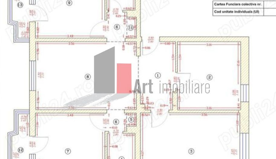 APARTAMENT 4 CAMERE 13 SEPTEMBRIE - Poză 12
