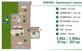 Apartamente 3 camere | Curte | Imobil nou | Colentina - Andronache - Poză 7
