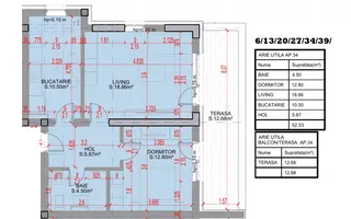 Decomandat Parcare Bonus Ansamblu modern Pallady Parc Metrou STB 330 - Schiță 11