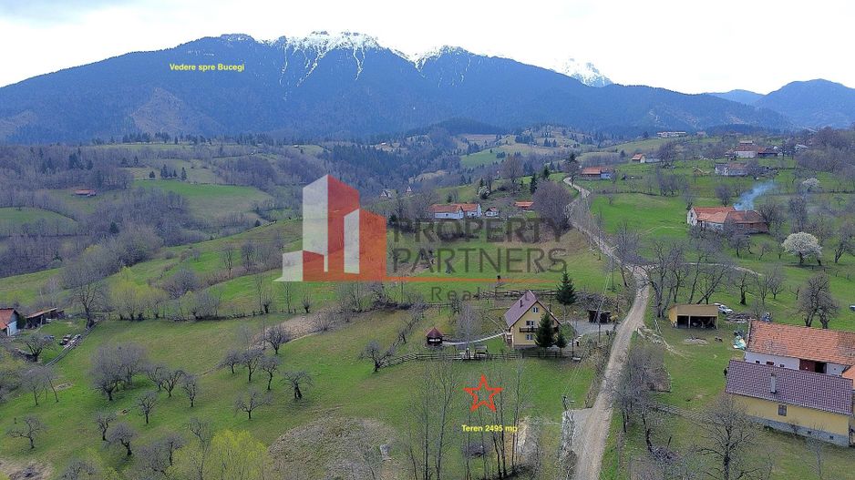 TEREN 2.495 MP | BRAN – SOHODOL | VEDERE PANORAMICĂ SPRE BUCEGI - Poză 8