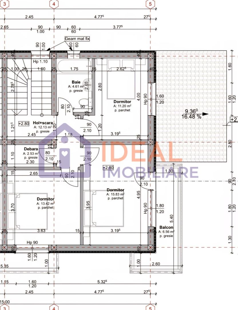 Duplex modern cu 4 camere si carport, in Cartierul Arhitectilor - Schiță 10