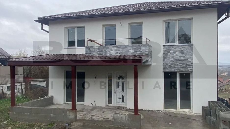 Casa moderna de 150mp, teren 400mp, semifinisata, Apahida - Poză 1
